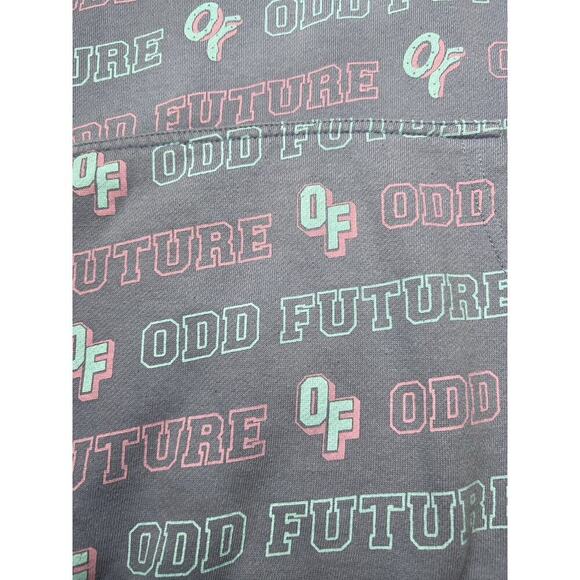 Odd Future Ofwgkta All Over Print Tyler The Creator Hoodie Sweater Mens Sz Small - Picture 3 of 10